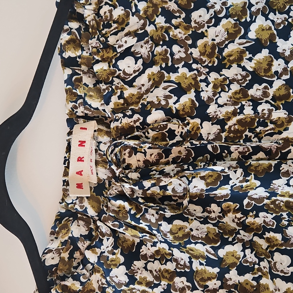 Marni Floral Print Women's Pants - Picture 2 of 5